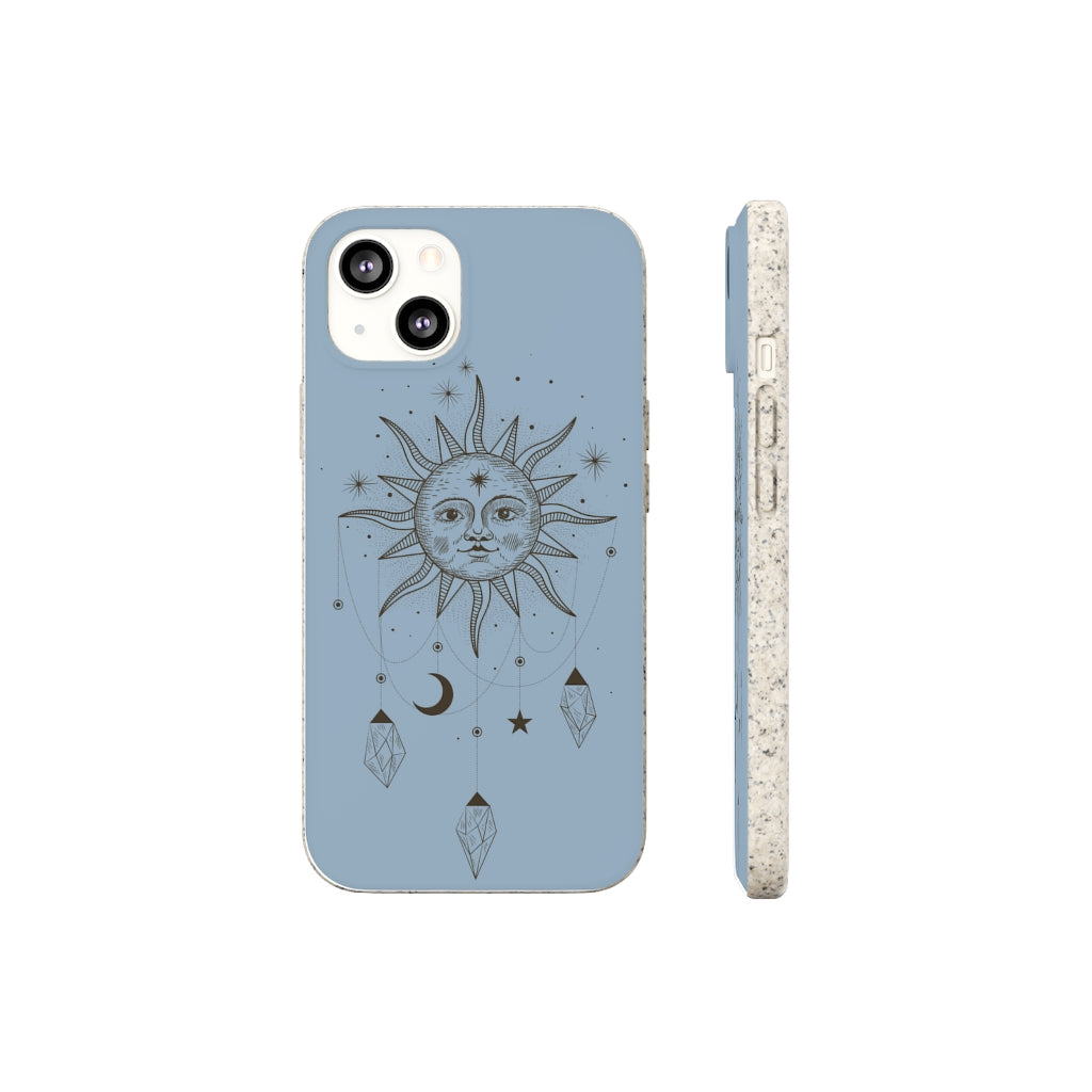Live By The Sun Biodegradable Case - Blue
