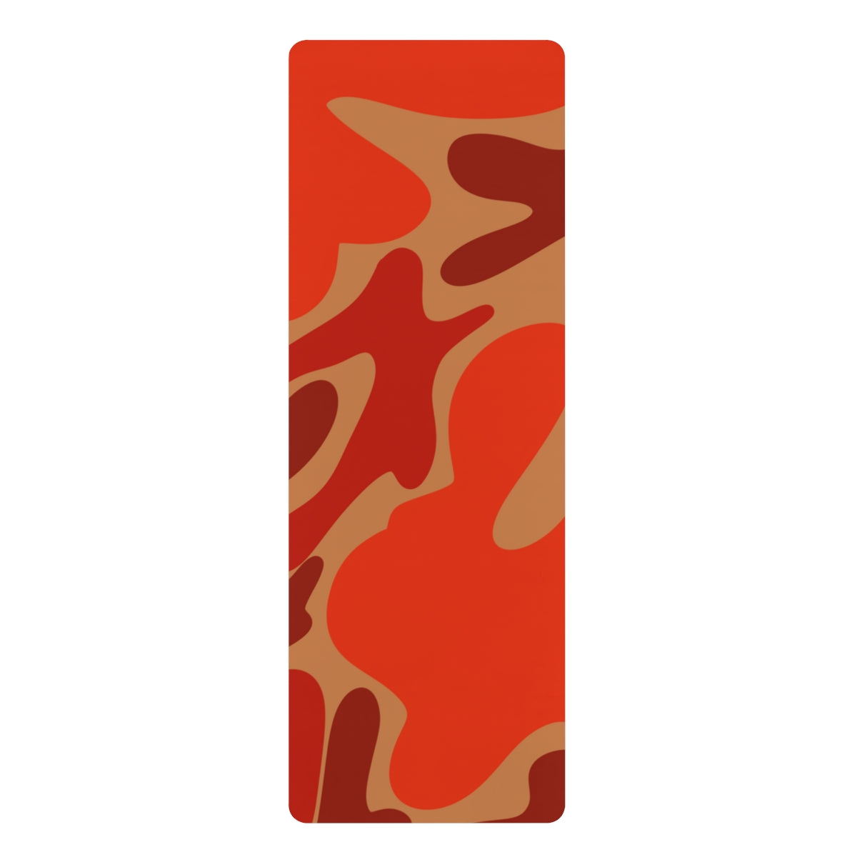 Root Chakra Red Camo Rubber Yoga Mat