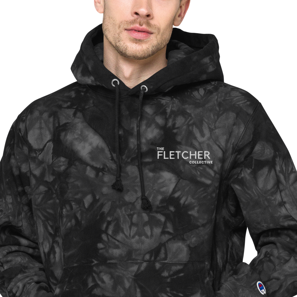 The Fletcher Collective Unisex Champion tie-dye hoodie
