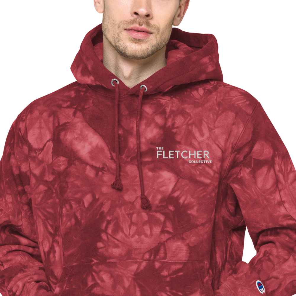 The Fletcher Collective Unisex Champion tie-dye hoodie