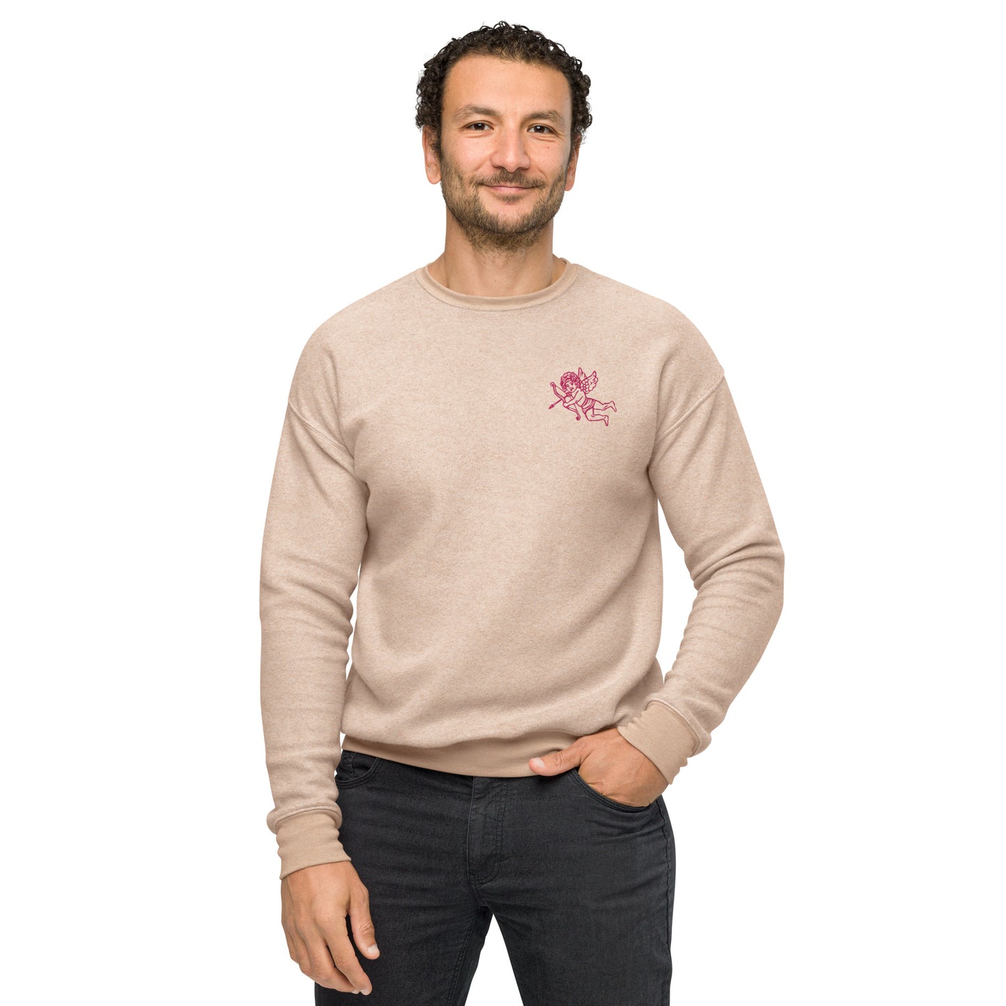 Cupid Unisex sueded fleece sweatshirt